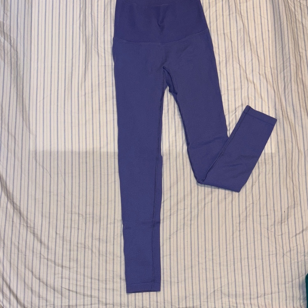 Purple High-Waisted Leggings